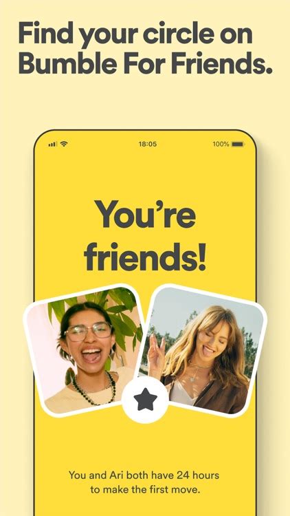 bumble vrienden|Bumble For Friends: Meet IRL 17+